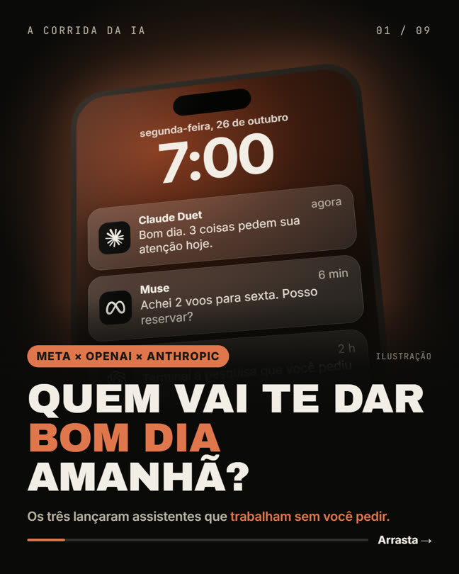 Capa do carrossel: Quem vai te dar bom dia amanhã?