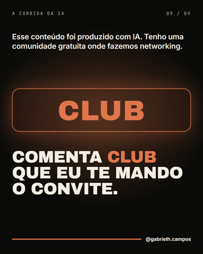 Última lâmina do carrossel sobre os agentes pessoais